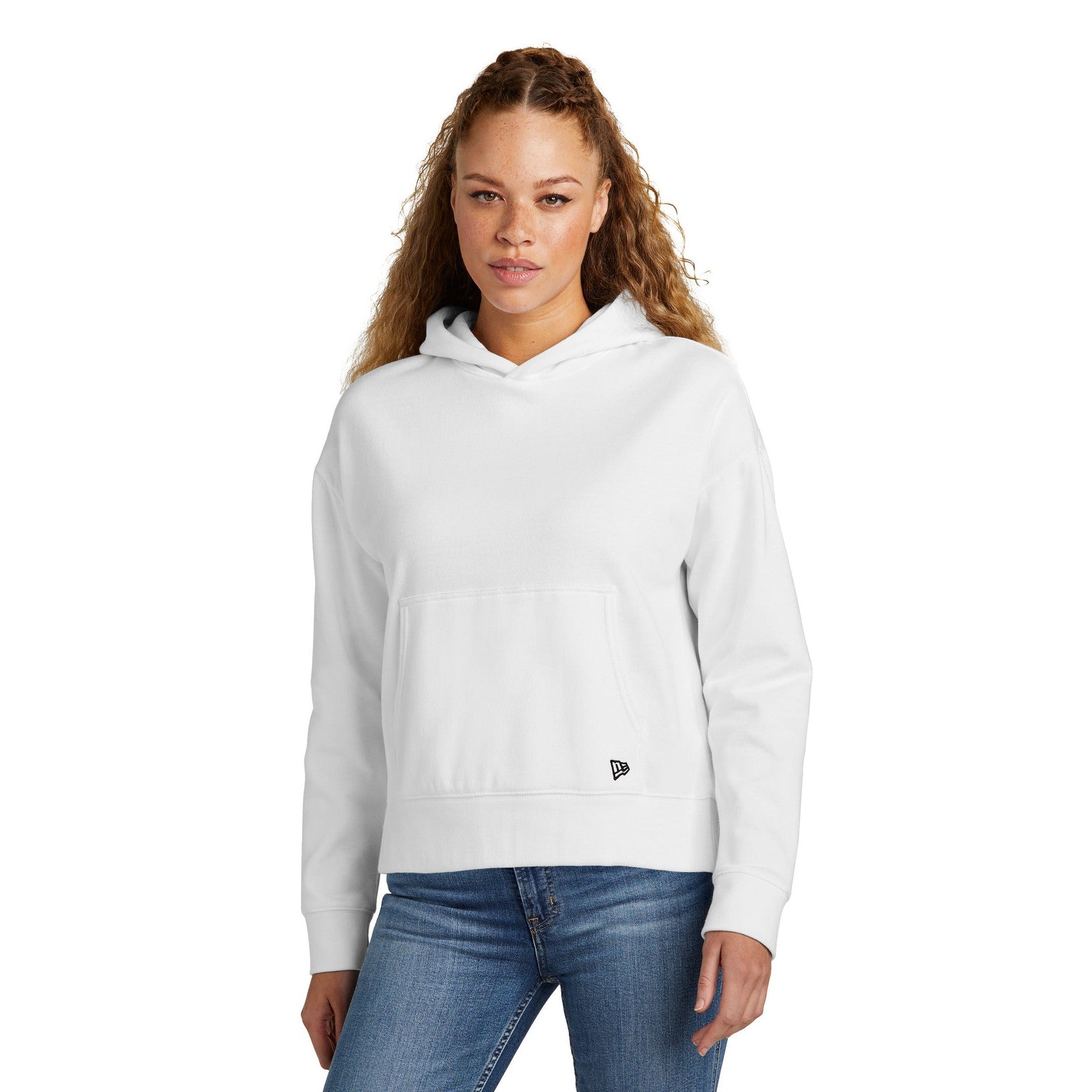 New Era-New Era® Women's Comeback Fleece Pullover Hoodie LNEA550-MedTech-4